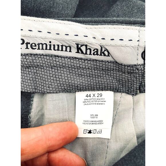 Haggar Iron Free Premium Straight Fit Suit Pants 44W x‎ 29L Gray - Picture 14 of 15